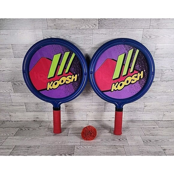 Vintage Koosh Ball Paddle & Ball Set 90s Raquet Racket Outdoor Game - Picture 1 of 6